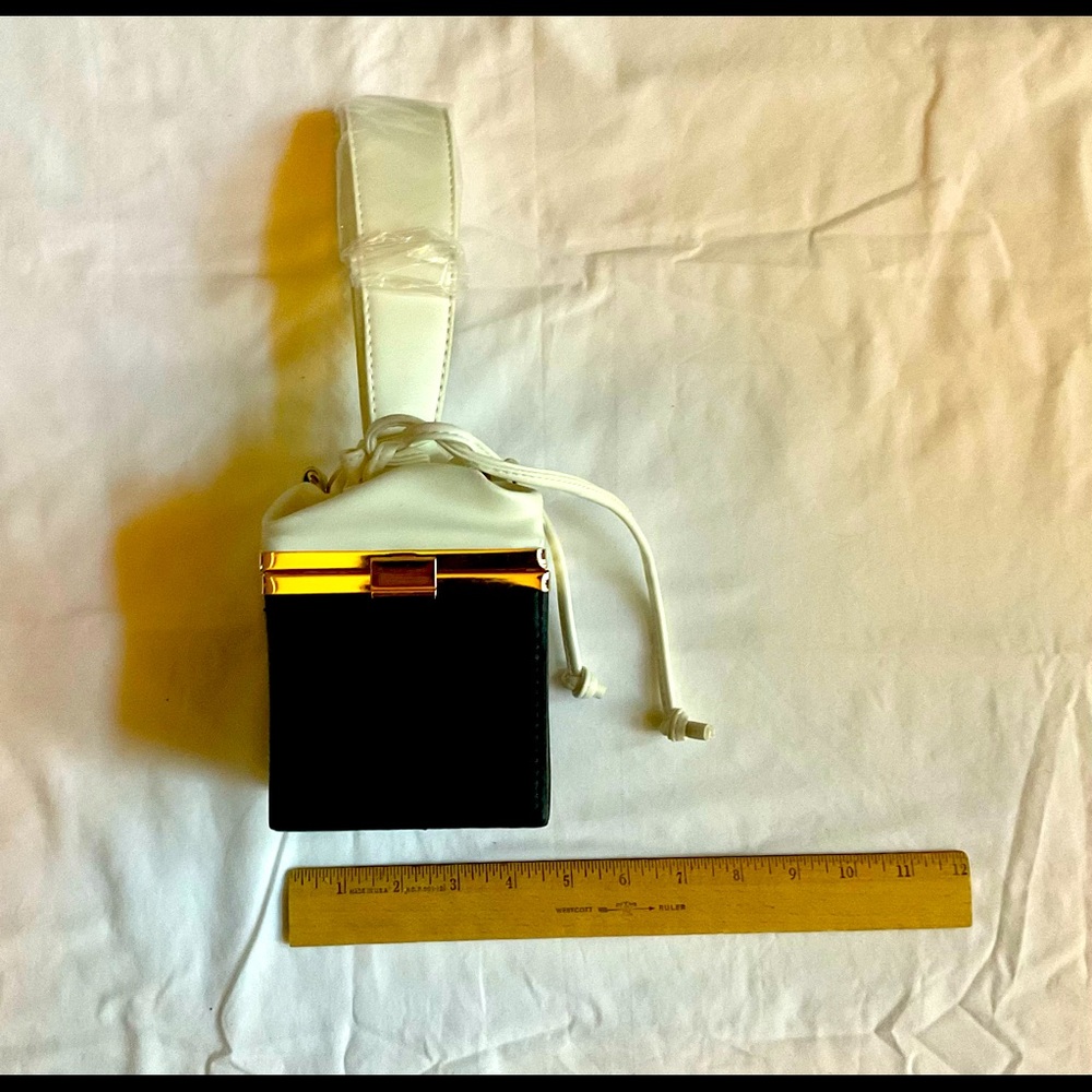 Unique and square box purse